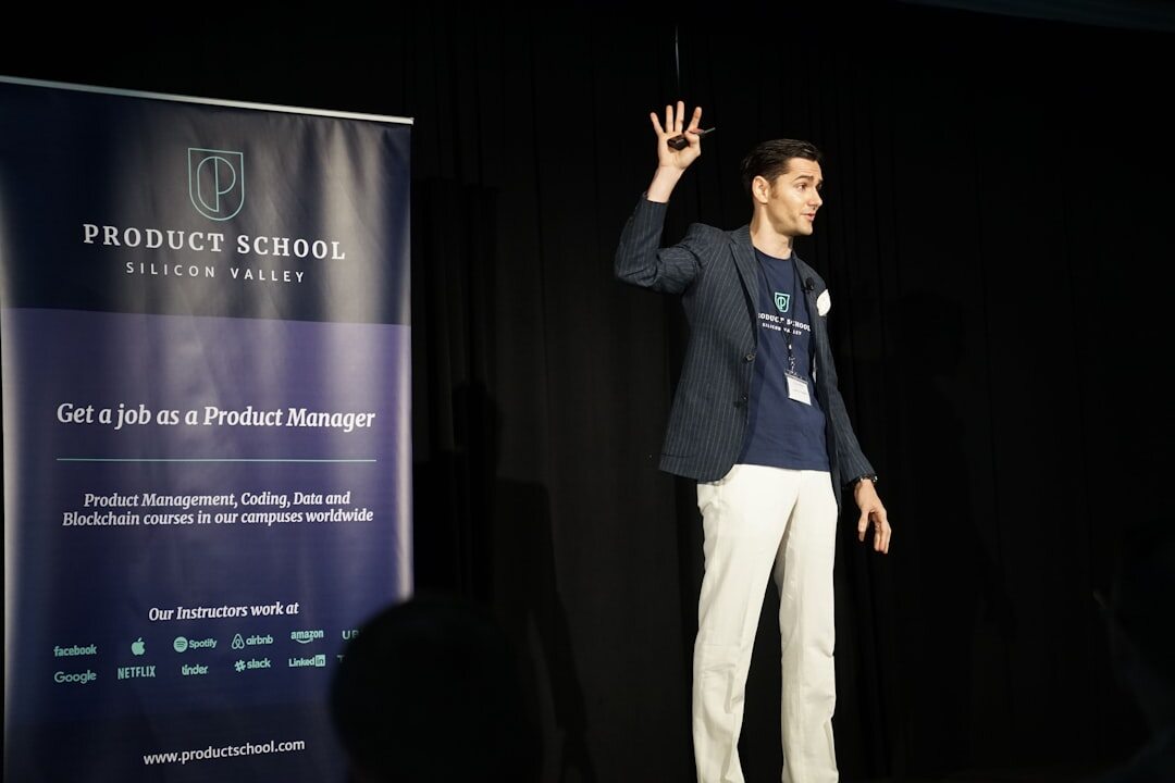 professional presentation stage