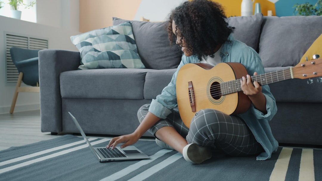woman exploring new hobby